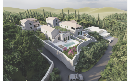 Ćilipi, blizina Dubrovnika, zemljište za 4 vile, prodaja