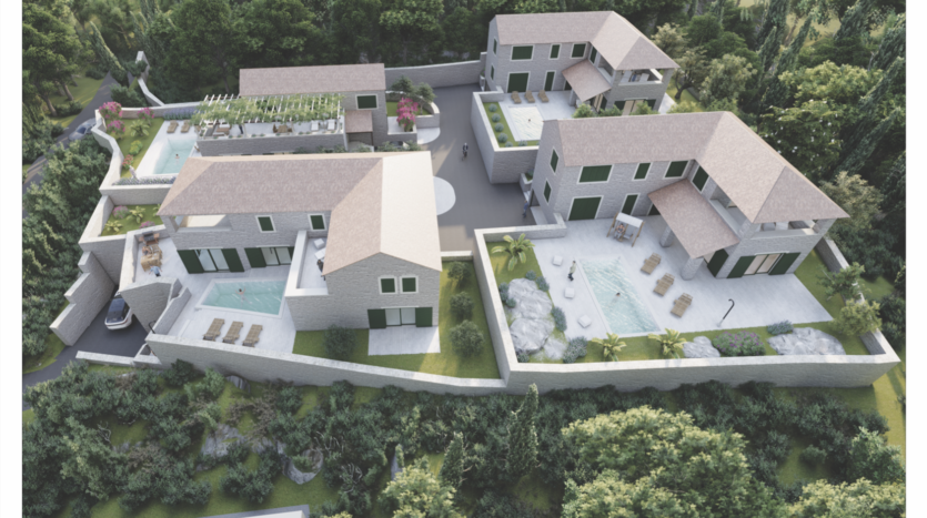 Konavle, Ćilipi, građevinsko zemljište za 4 vila, prodaja