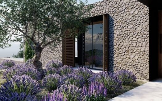 Korčula, prodaja, zemljište sa projektom, pogled more