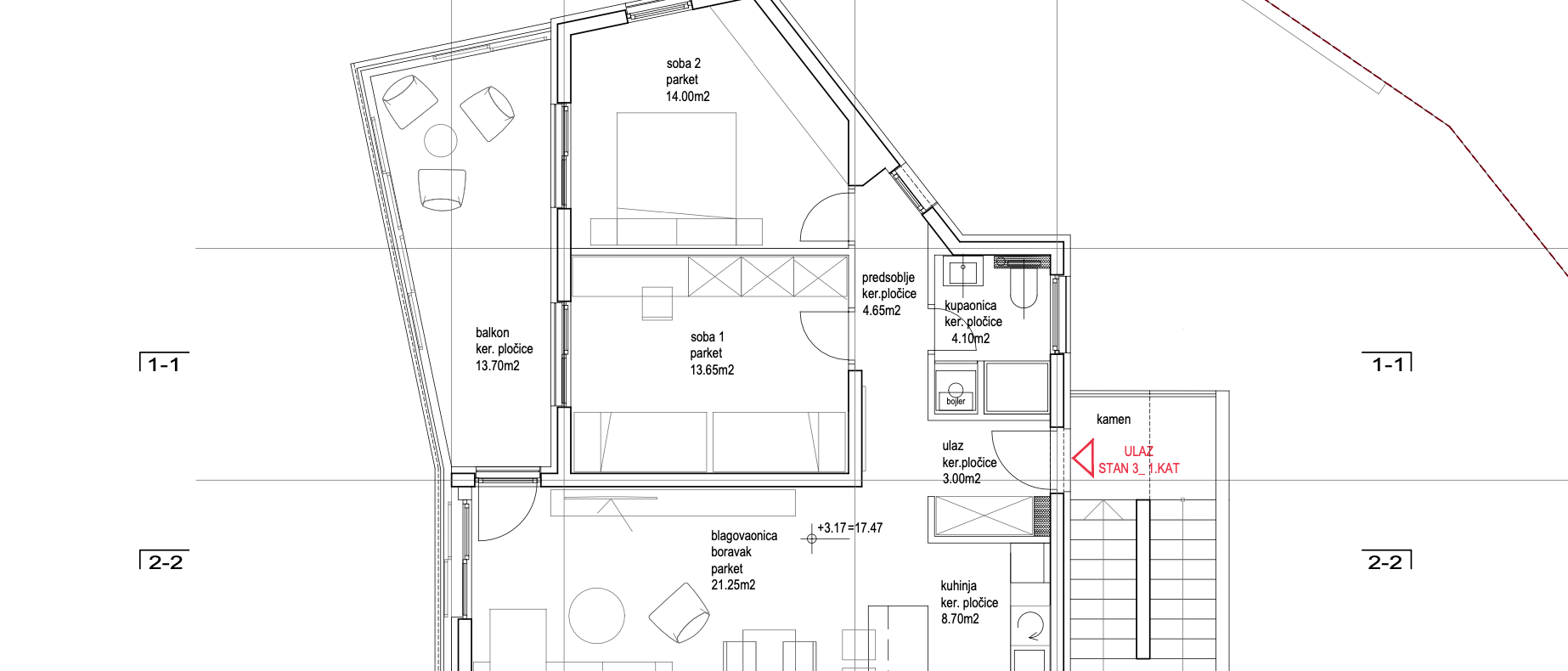 Čiovo, luksuzni penthouse, novogradnja, prvi red, prodaja