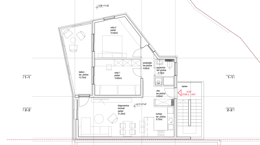 Čiovo, luksuzni penthouse, novogradnja, prvi red, prodaja