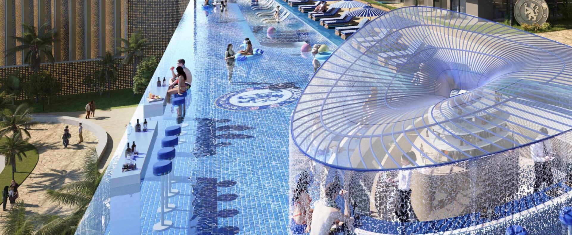 Chelsea Luxury Residence, Dubai, pool