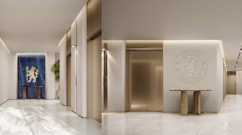 Chelsea residence building vestibule
