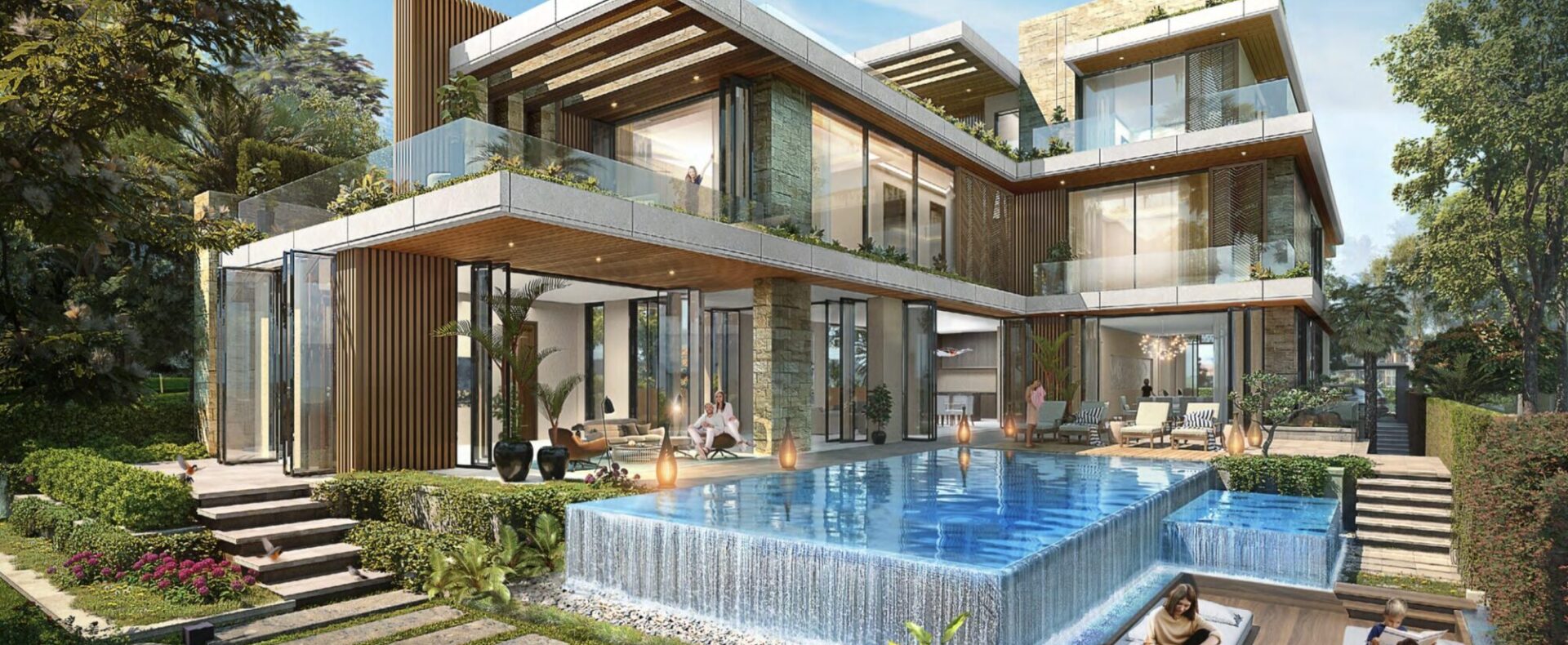 Dubai, luxury villa with pool, for sale