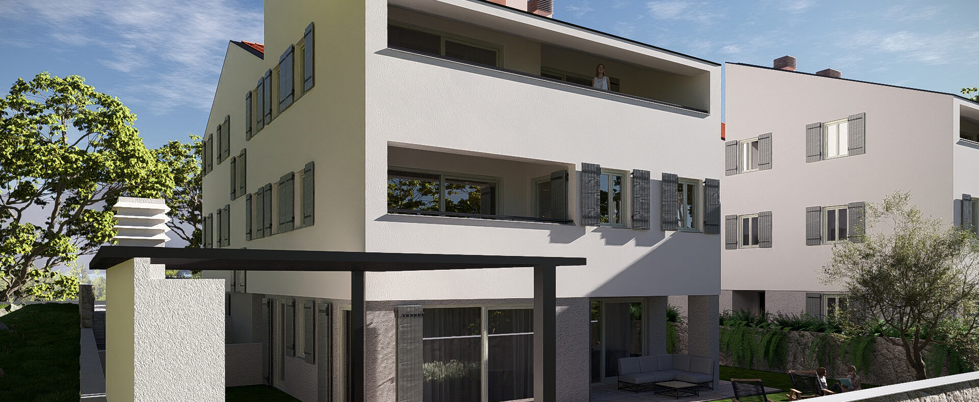Arhitektura eksterijera novogradnja Cres