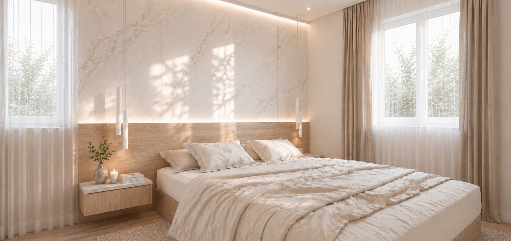 Spavaća soba novogradnja Cres