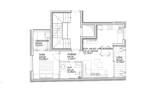 Trešnjevka Sjever – Novogradnja | 47 m² | 2. kat | Prodaja