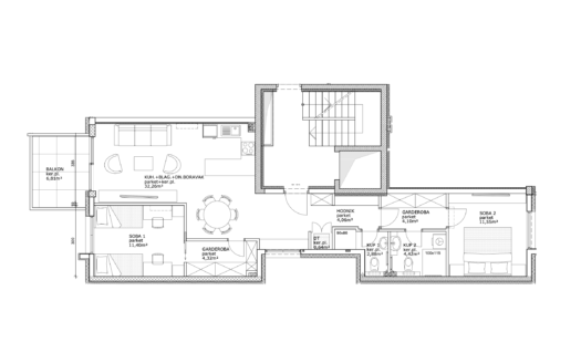 Moderna novogradnja nadomak Trešnjevačkog placa | 79 m² | 2. kat | Lift | Balkon | Prodaja
